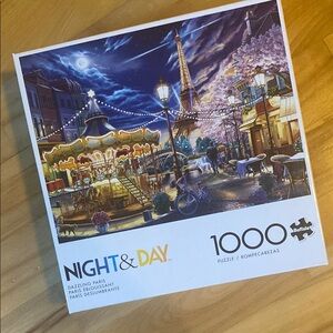 Buffalo Games Night & Day Dazzling Paris 1000 piece Puzzle